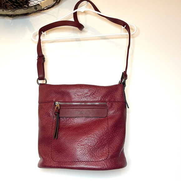 Darling Burgundy Crossbody Bag - Picture 3 of 8